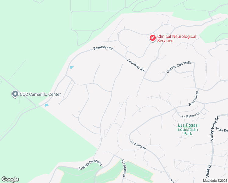 map of restaurants, bars, coffee shops, grocery stores, and more near 2886 Avenida De Autlan in Camarillo