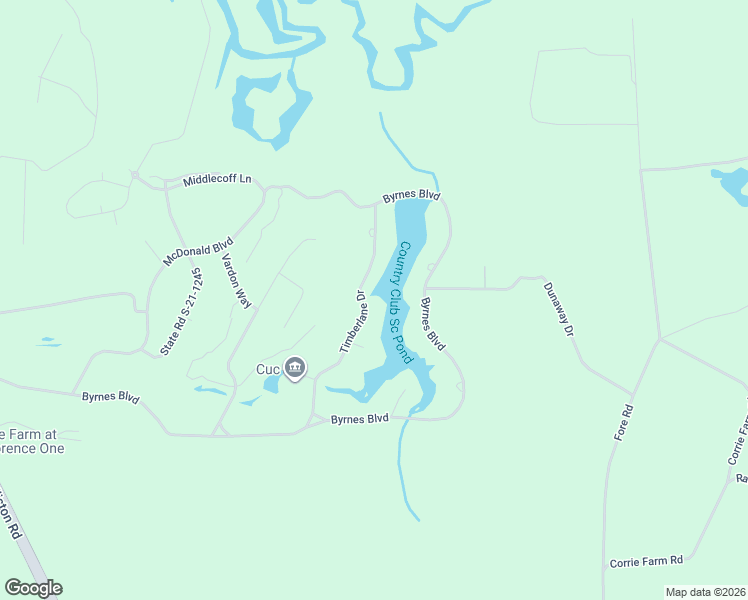 map of restaurants, bars, coffee shops, grocery stores, and more near 2216 Timberlane Drive in Florence
