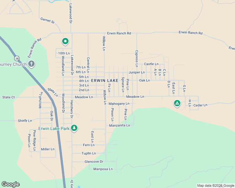 map of restaurants, bars, coffee shops, grocery stores, and more near 969 Hemlock Lane in Big Bear