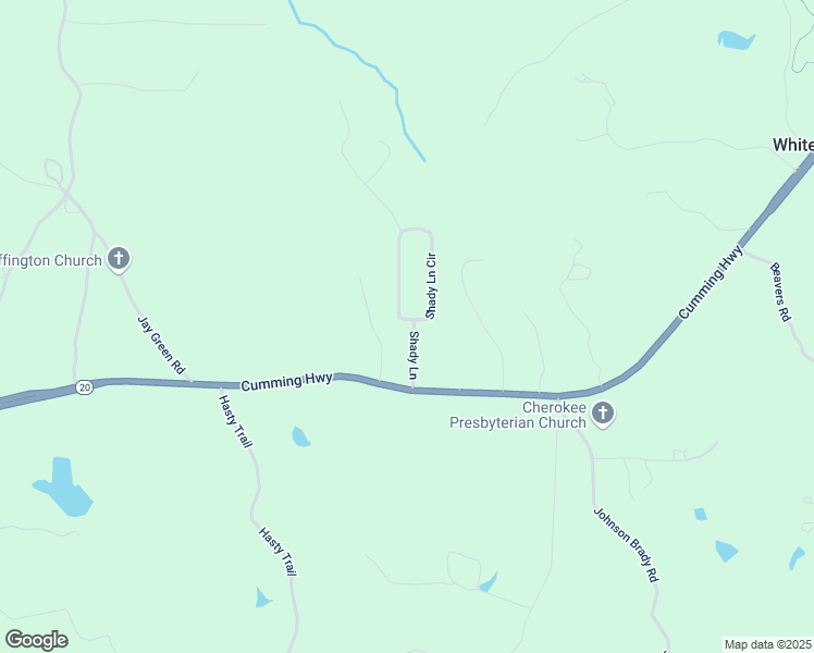 map of restaurants, bars, coffee shops, grocery stores, and more near 241 Shady Lane in Canton