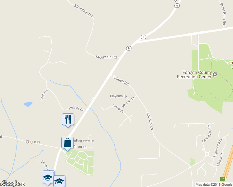 map of restaurants, bars, coffee shops, grocery stores, and more near 2070 Clayburn Drive in Cumming