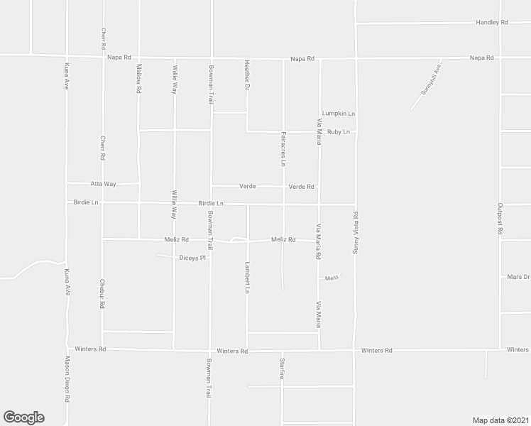 map of restaurants, bars, coffee shops, grocery stores, and more near 60611 Birdie Lane in San Bernardino County