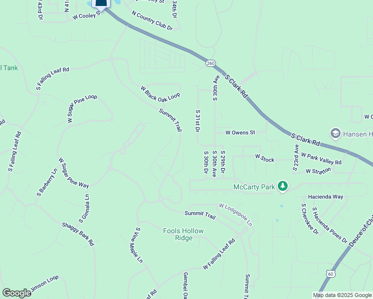 map of restaurants, bars, coffee shops, grocery stores, and more near 530 Spirea Lane in Show Low