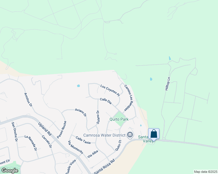 map of restaurants, bars, coffee shops, grocery stores, and more near 7111 Los Coyotes Place in Camarillo