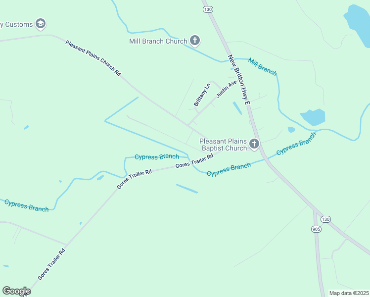 map of restaurants, bars, coffee shops, grocery stores, and more near 111 Pineland Woods Drive in Whiteville