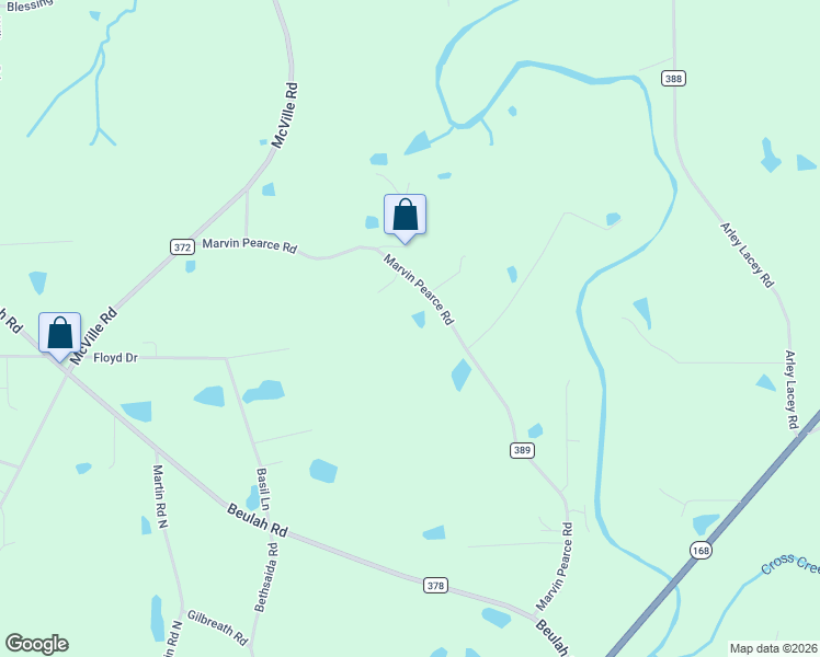 map of restaurants, bars, coffee shops, grocery stores, and more near 670 Marvin Pearce Road in Boaz