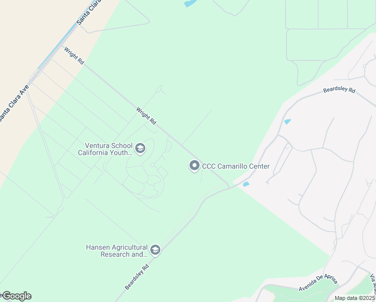 map of restaurants, bars, coffee shops, grocery stores, and more near 3200 Wright Road in Camarillo