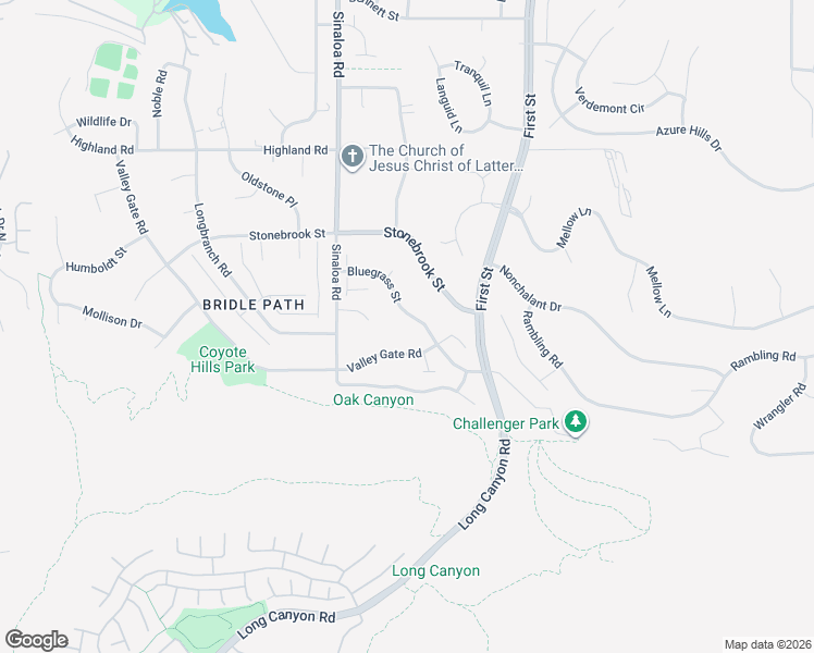 map of restaurants, bars, coffee shops, grocery stores, and more near 184 Valley Gate Road in Simi Valley