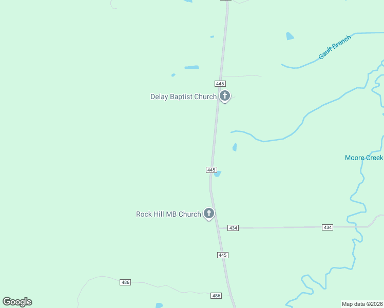 map of restaurants, bars, coffee shops, grocery stores, and more near 270 County Road 445 in Oxford