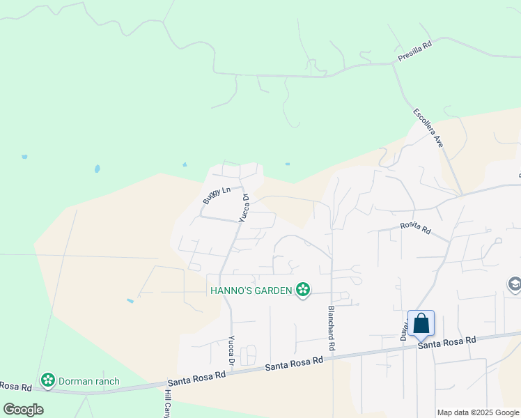 map of restaurants, bars, coffee shops, grocery stores, and more near 2760 Yucca Drive in Camarillo