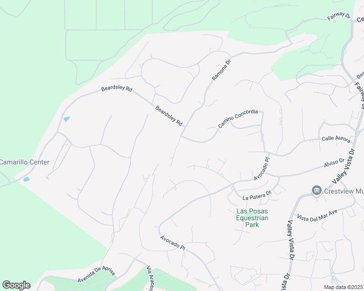 map of restaurants, bars, coffee shops, grocery stores, and more near 1876 Ramona Drive in Camarillo