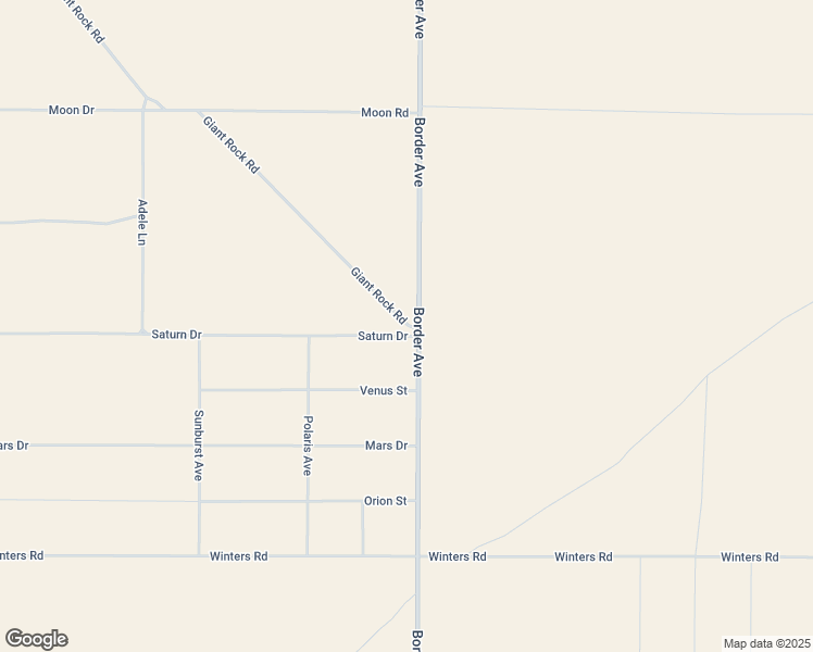 map of restaurants, bars, coffee shops, grocery stores, and more near 62300 Saturn Street in Joshua Tree