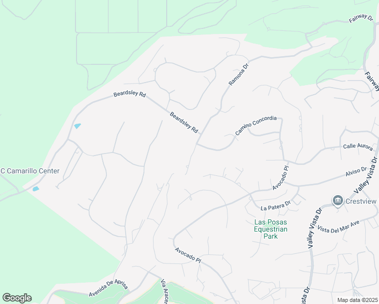 map of restaurants, bars, coffee shops, grocery stores, and more near 1891 Ramona Drive in Camarillo