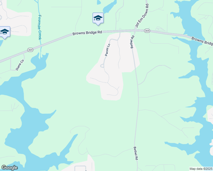 map of restaurants, bars, coffee shops, grocery stores, and more near 8005 Willow Point in Gainesville