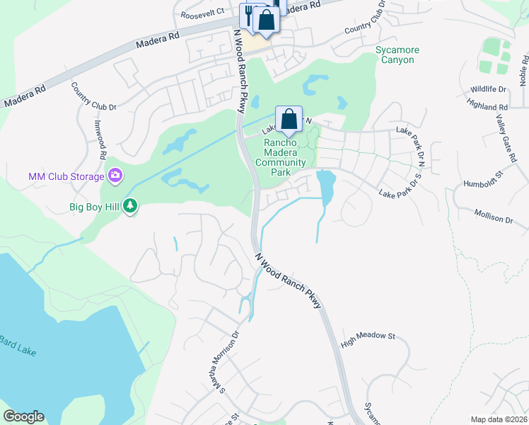 map of restaurants, bars, coffee shops, grocery stores, and more near in Simi Valley