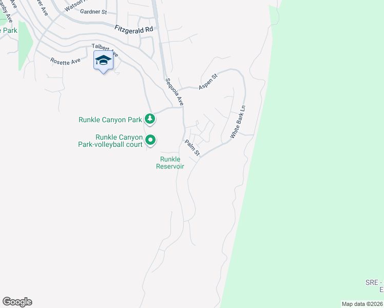 map of restaurants, bars, coffee shops, grocery stores, and more near 3445 Thistle Ct. in Simi Valley