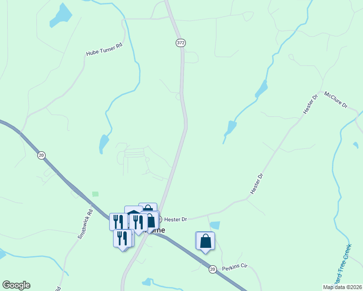 map of restaurants, bars, coffee shops, grocery stores, and more near in Cumming