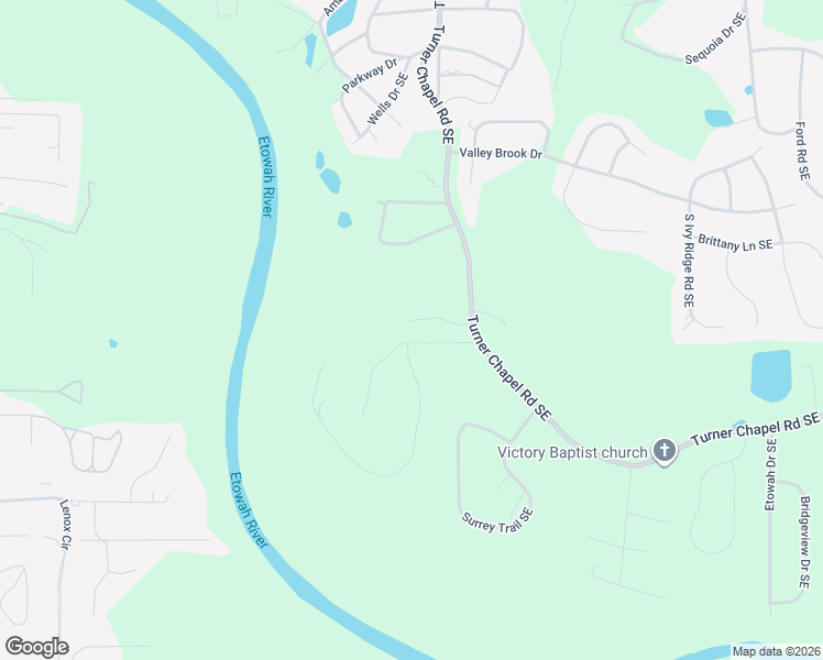 map of restaurants, bars, coffee shops, grocery stores, and more near 23 Oakfield Drive Southeast in Rome