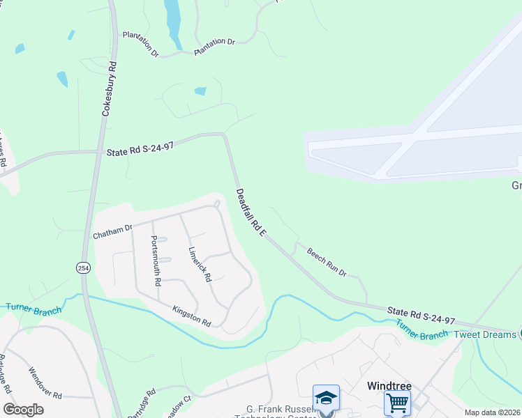 map of restaurants, bars, coffee shops, grocery stores, and more near 125 Greenside Drive in Greenwood