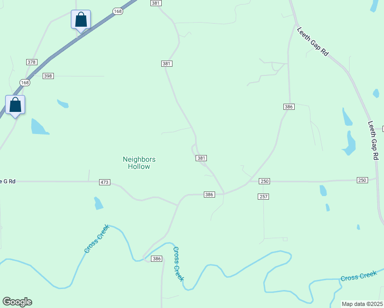 map of restaurants, bars, coffee shops, grocery stores, and more near 239 County Road 381 in Albertville