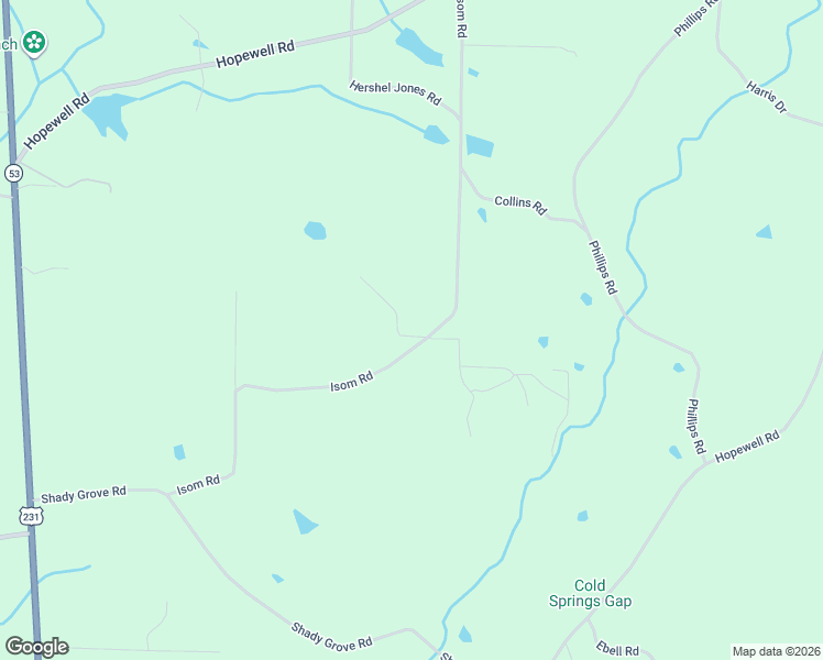 map of restaurants, bars, coffee shops, grocery stores, and more near 839 Isom Road in Guntersville