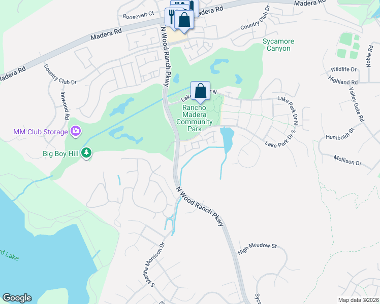 map of restaurants, bars, coffee shops, grocery stores, and more near 478 Shelburne Lane in Simi Valley