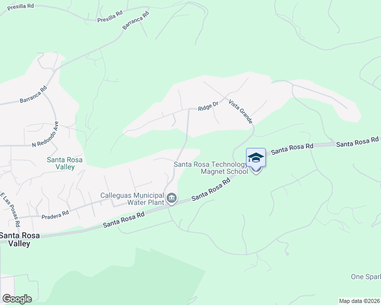 map of restaurants, bars, coffee shops, grocery stores, and more near 2790 Vista Arroyo Drive in Camarillo