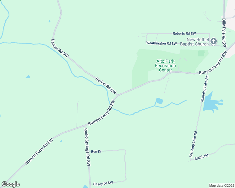 map of restaurants, bars, coffee shops, grocery stores, and more near 3105 Barker Road Southwest in Rome