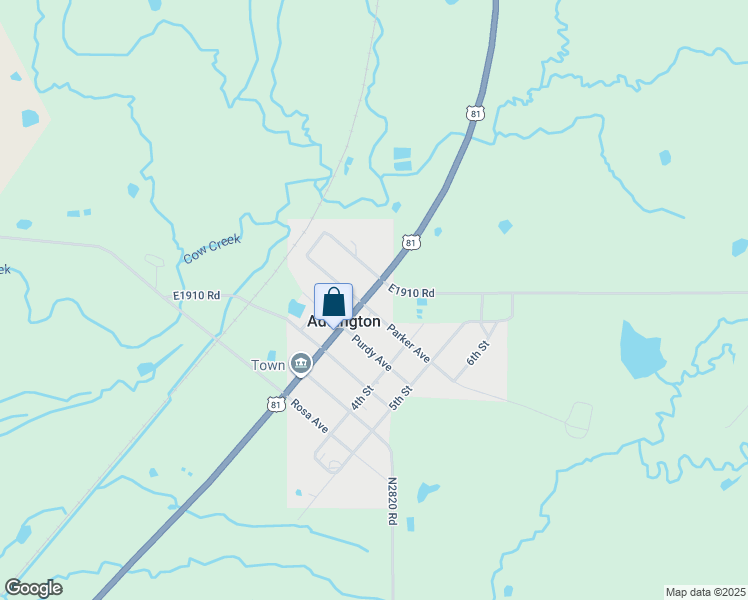 map of restaurants, bars, coffee shops, grocery stores, and more near in Addington