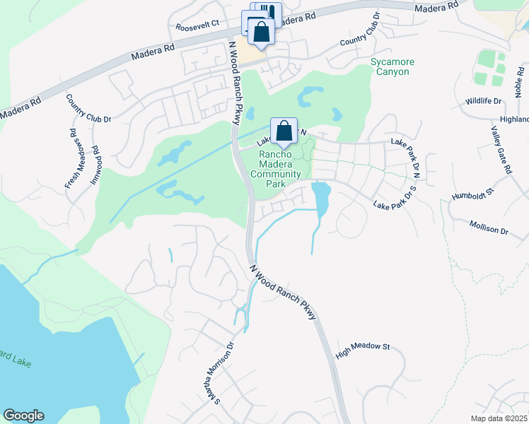 map of restaurants, bars, coffee shops, grocery stores, and more near 272 Norfleet Lane in Simi Valley