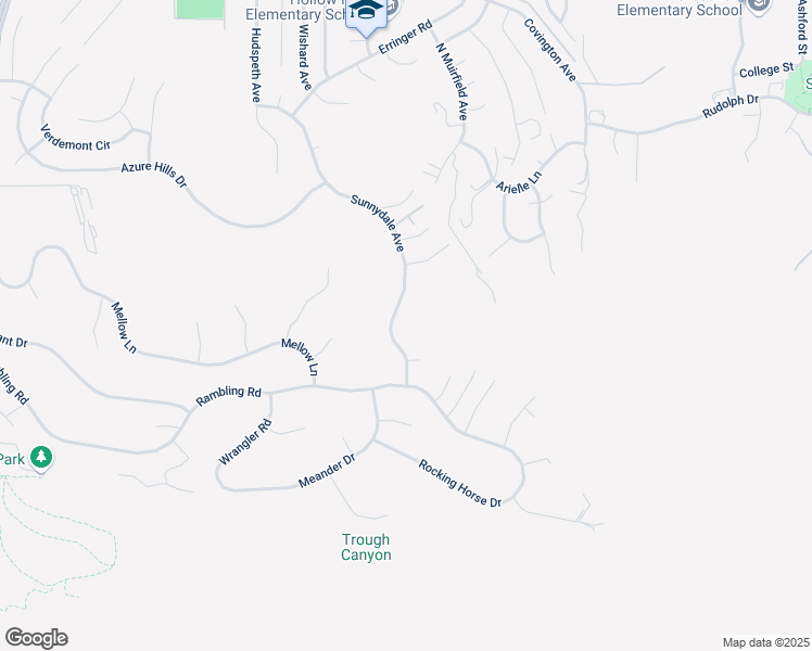 map of restaurants, bars, coffee shops, grocery stores, and more near 1885 Sunnydale Avenue in Simi Valley