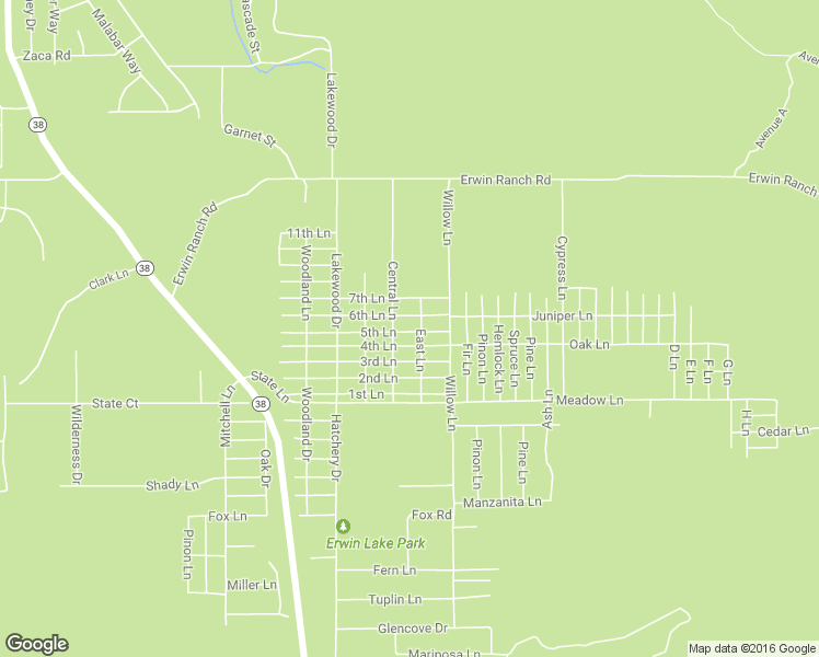 map of restaurants, bars, coffee shops, grocery stores, and more near 2163 5th Lane in Big Bear