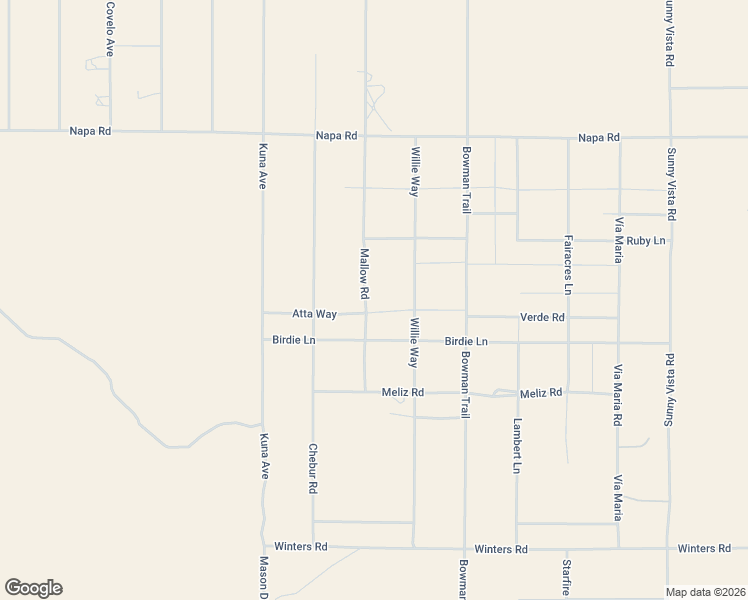 map of restaurants, bars, coffee shops, grocery stores, and more near 60212 Birdies Lane in Yucca Valley