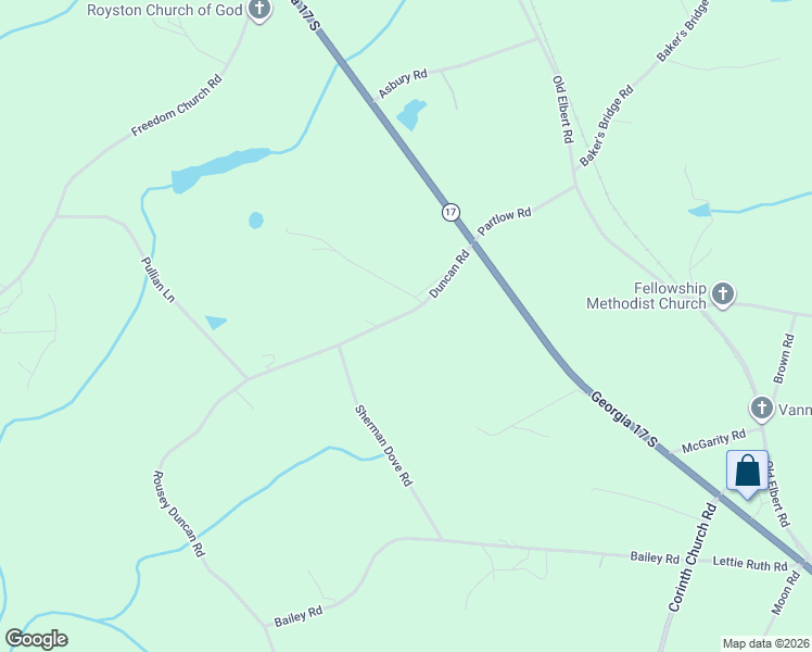 map of restaurants, bars, coffee shops, grocery stores, and more near 233 Duncan Road in Royston