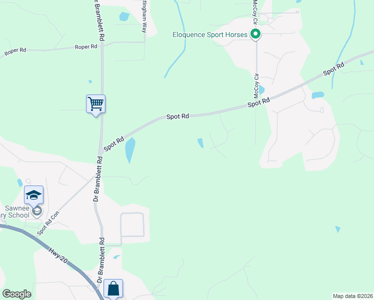 map of restaurants, bars, coffee shops, grocery stores, and more near 5320 Memento Trce in Cumming