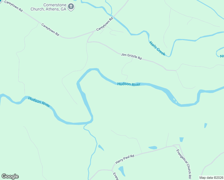 map of restaurants, bars, coffee shops, grocery stores, and more near 967 Evangelical Church Road in Danielsville