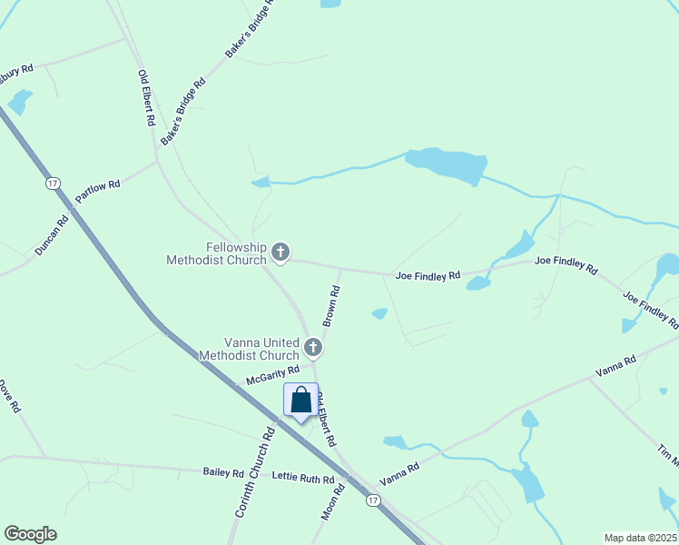 map of restaurants, bars, coffee shops, grocery stores, and more near 204 Brown Road in Royston