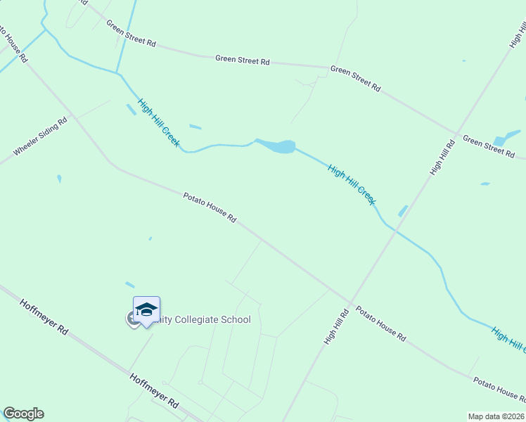map of restaurants, bars, coffee shops, grocery stores, and more near 1757 Potato House Road in Darlington