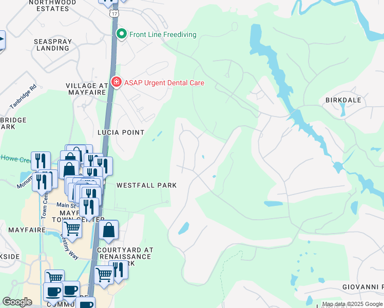 map of restaurants, bars, coffee shops, grocery stores, and more near 621 Bedminister Lane in Wilmington