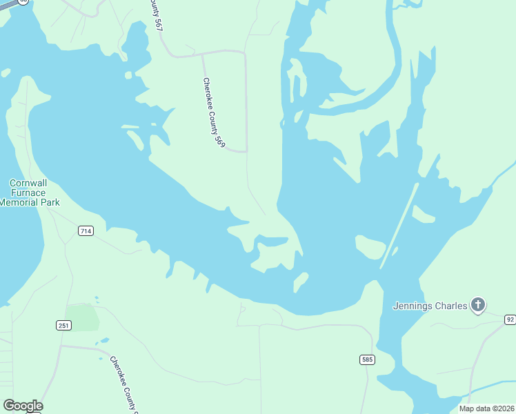 map of restaurants, bars, coffee shops, grocery stores, and more near 1145 Cherokee County 567 in Gaylesville