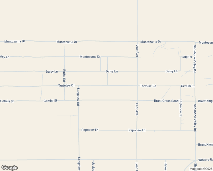 map of restaurants, bars, coffee shops, grocery stores, and more near 69040 Cherokee Lane in Twentynine Palms
