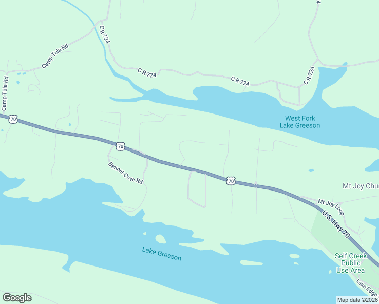 map of restaurants, bars, coffee shops, grocery stores, and more near 4409 U.S. 70 in Kirby