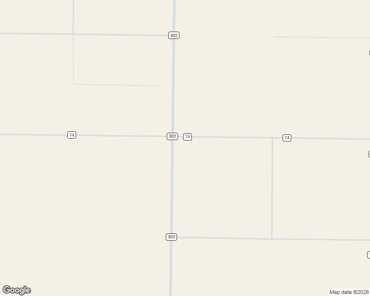 map of restaurants, bars, coffee shops, grocery stores, and more near County Road 74 in Earth