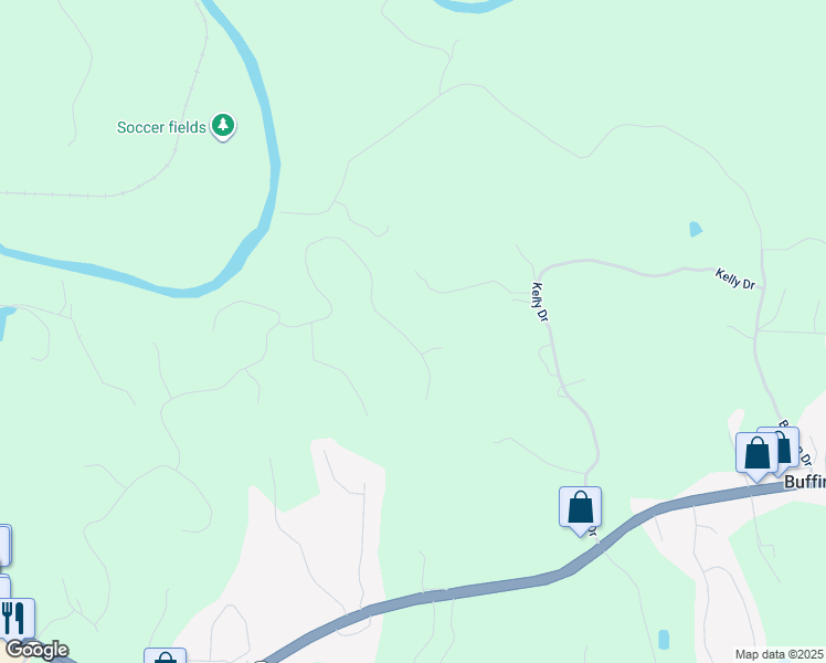 map of restaurants, bars, coffee shops, grocery stores, and more near 829 Waterford Estates Manor in Canton