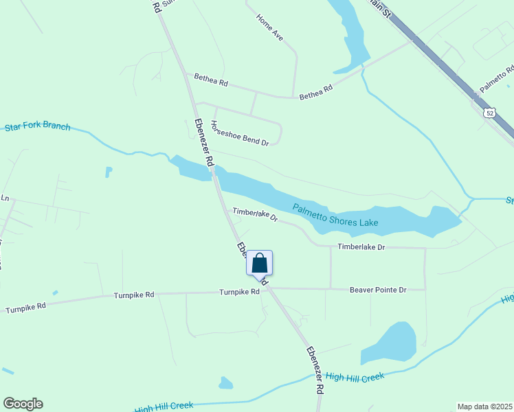 map of restaurants, bars, coffee shops, grocery stores, and more near 282 Timberlake Drive in Florence