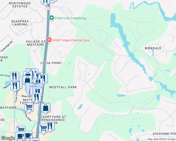 map of restaurants, bars, coffee shops, grocery stores, and more near 632 Bedminister Lane in Wilmington