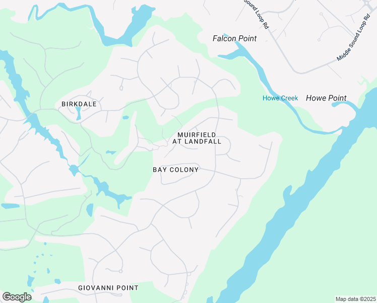 map of restaurants, bars, coffee shops, grocery stores, and more near 910 Shoalcreek Place in Wilmington