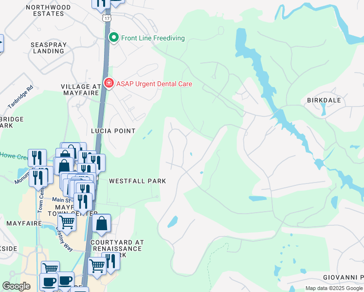 map of restaurants, bars, coffee shops, grocery stores, and more near 629 Bedminister Lane in Wilmington