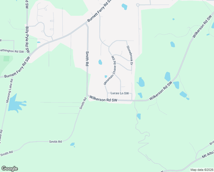 map of restaurants, bars, coffee shops, grocery stores, and more near 10 Mountain Chase Road Southwest in Rome
