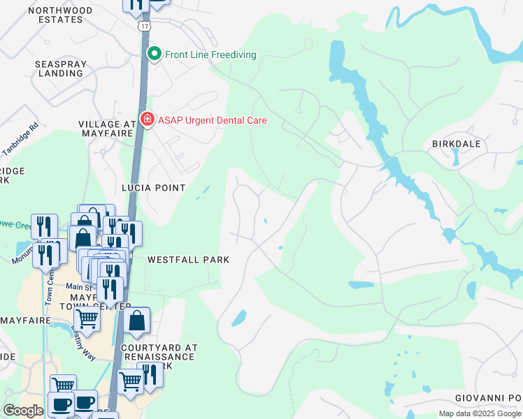 map of restaurants, bars, coffee shops, grocery stores, and more near 632 Bedminister Lane in Wilmington